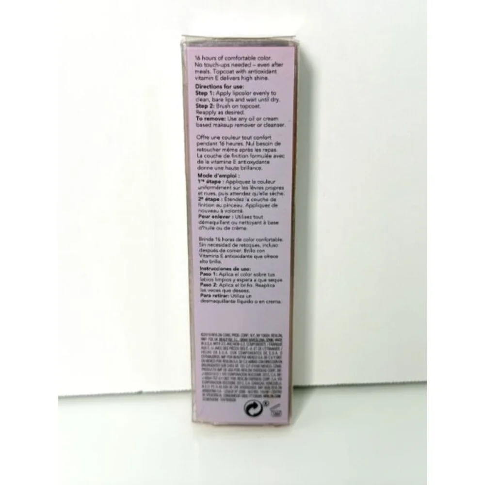 Revlon ColorStay Overtime Liquid Lipstick Perennial Plum High Shine Long Lasting